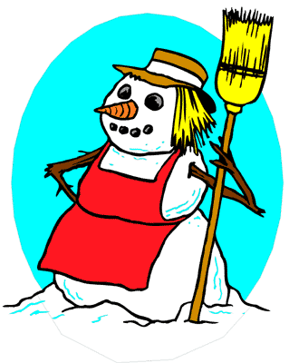 319x400 Free Snowman Clipart
