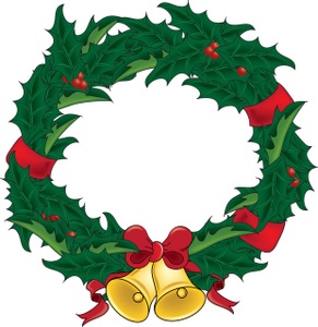 291x300 Wreath Snowman Clipart
