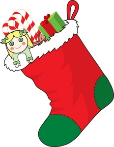 232x300 Free Stocking Clipart Image