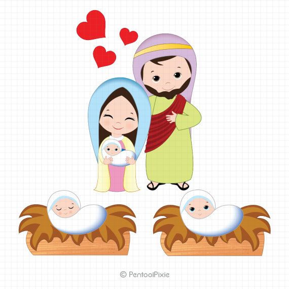 570x570 Nativity Clipart, Nativity Clip Art, Christmas Clipart, Jesus