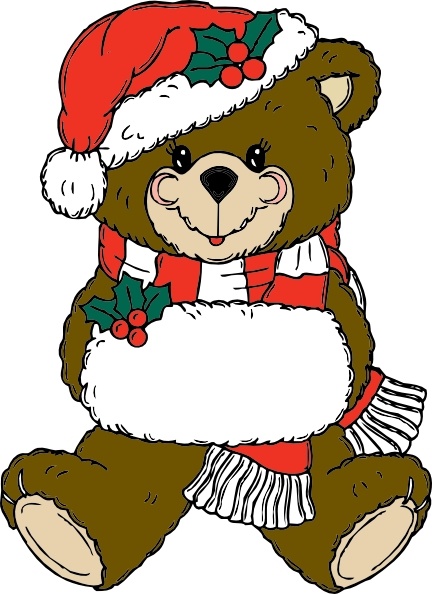 432x594 Christmas Bear Clip Art Free Vector In Open Office Drawing Svg