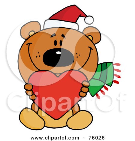 450x470 Clipart Valentine Teddy Bear Holding A Heart