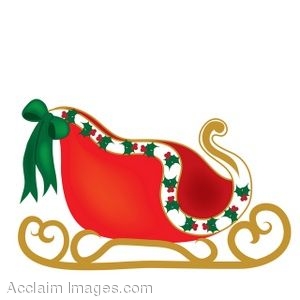 300x300 Santa S Sleigh Filled With Christmas Toys And Presents Vectors