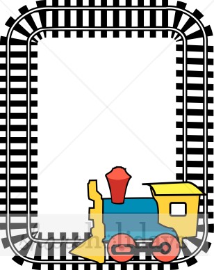 308x388 Train Border Clip Art Party Clipart Amp Backgrounds