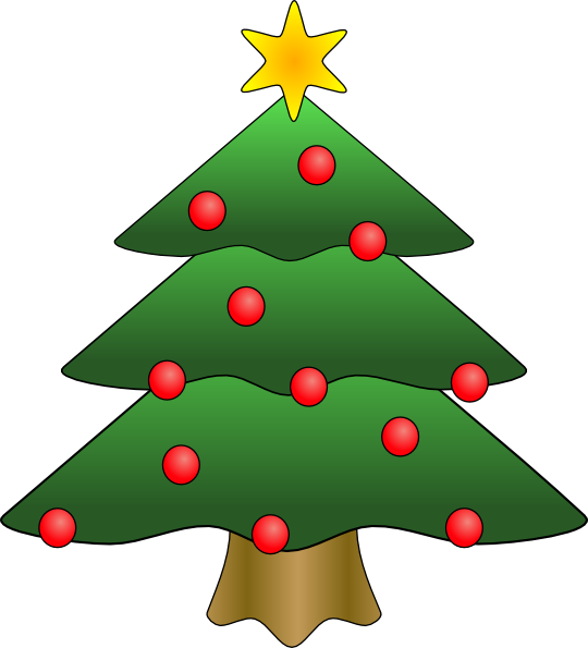 540x595 View Woods Christmas Tree Clip Art