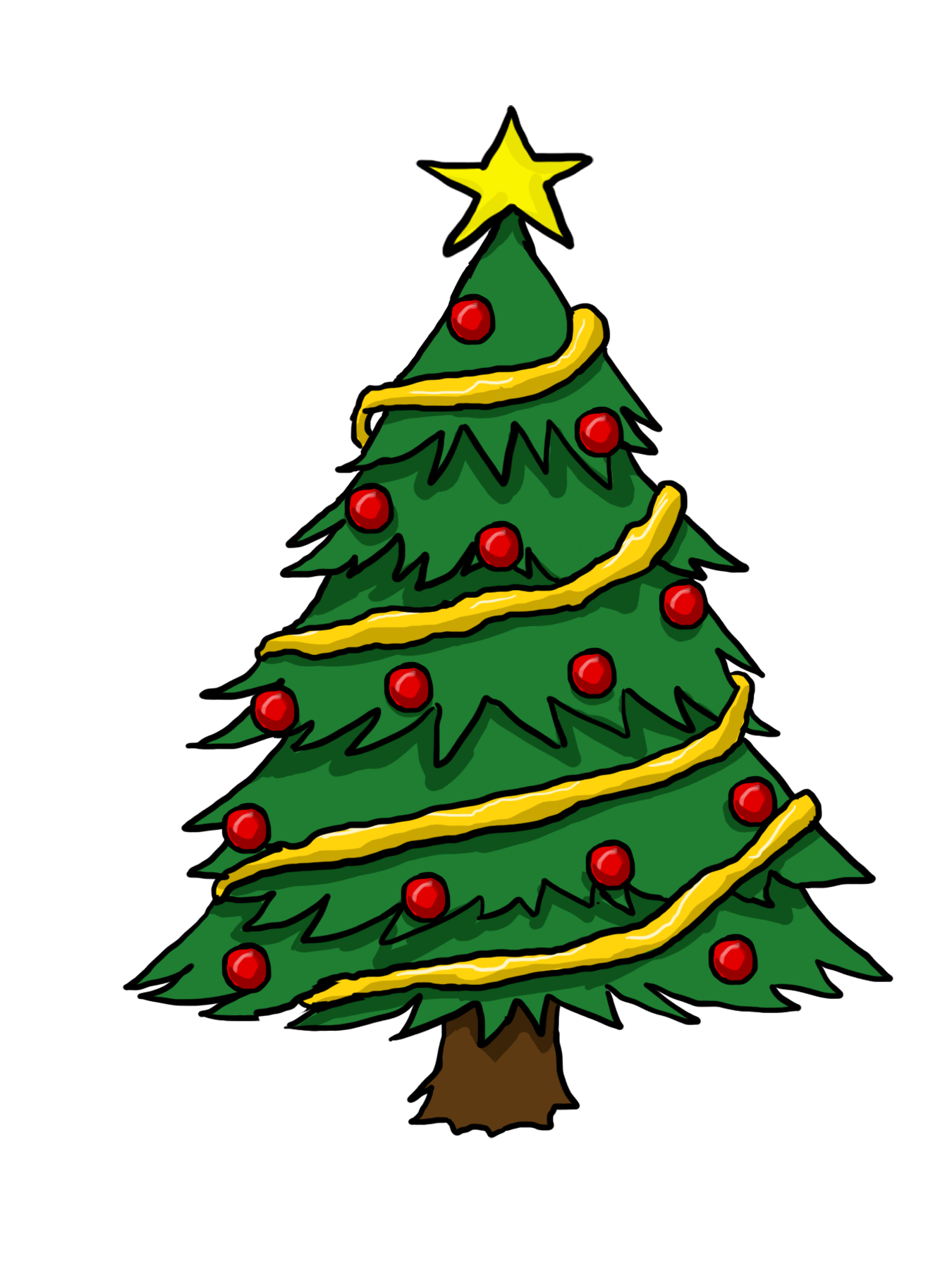 1350x1800 Christmas Tree Clip Art Clipart Panda