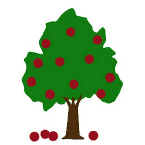 300x300 Apple Tree Clipart