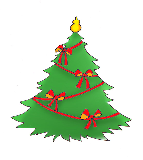 588x661 Christmas Tree Clip Art