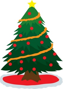 212x300 Free Christmas Tree Clipart Image