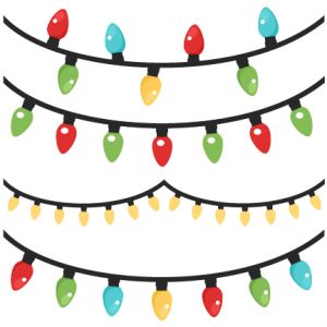 Christmas Tree Lights Clipart