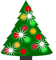 181x193 Free Cute Clipart Christmas Tree Clipart Set