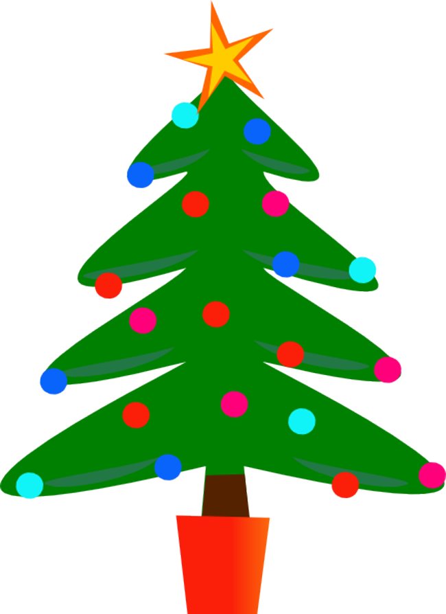 650x894 Xmas Tree Clipart