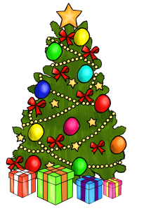 205x300 Christmas Tree With Presents Clipart Clipart Panda