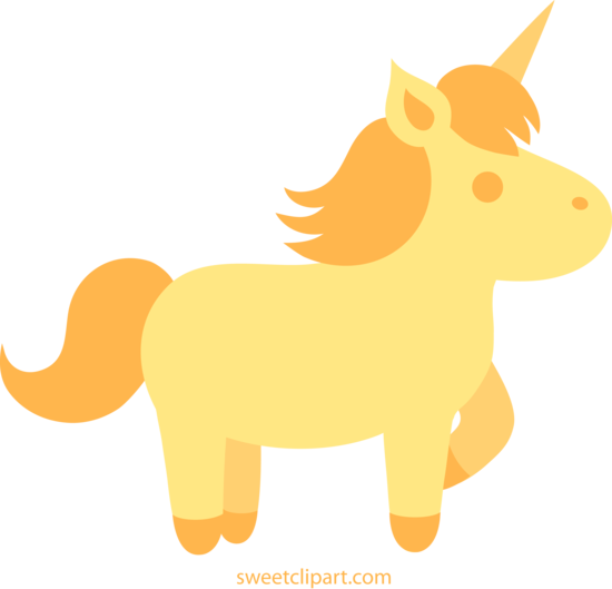 550x529 Golden Unicorn Clip Art Free