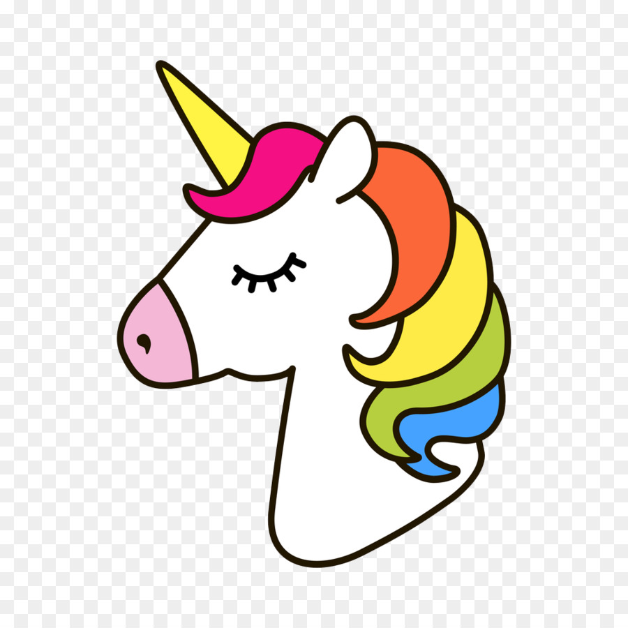 900x900 Unicorn Horse Drawing Clip Art