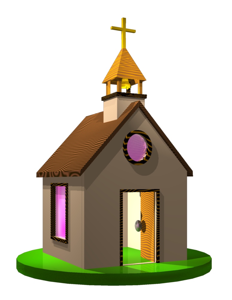 775x1000 Village Church Clipart