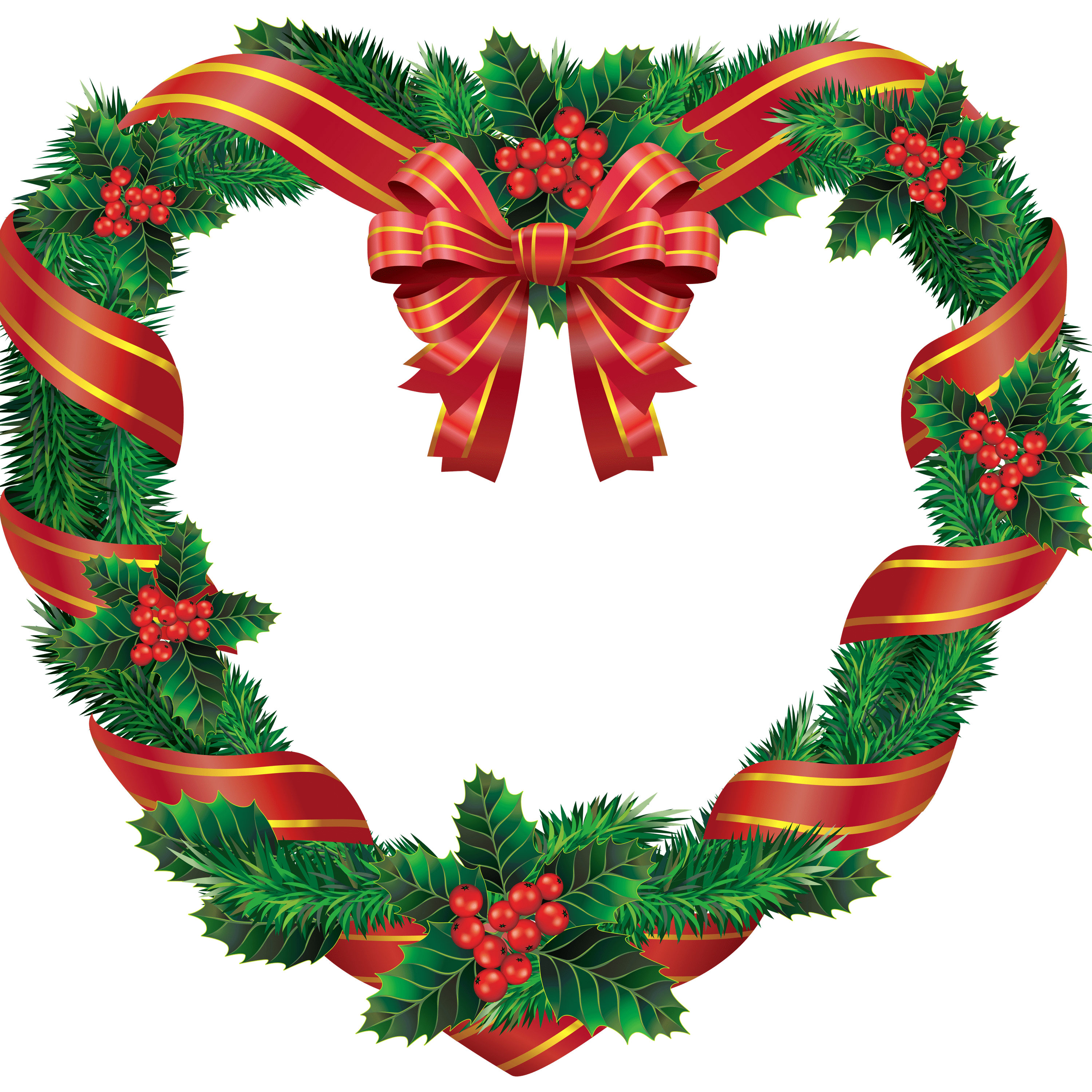 3000x3000 Christmas Wreath Png Picture
