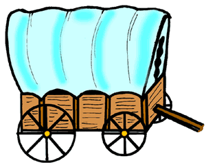 300x241 Pioneer Wagon Clip Art Moving