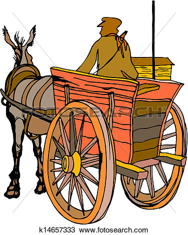 376x470 Wagon Clipart Medieval 4038670