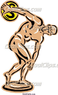 236x383 Greek Statue Clipart
