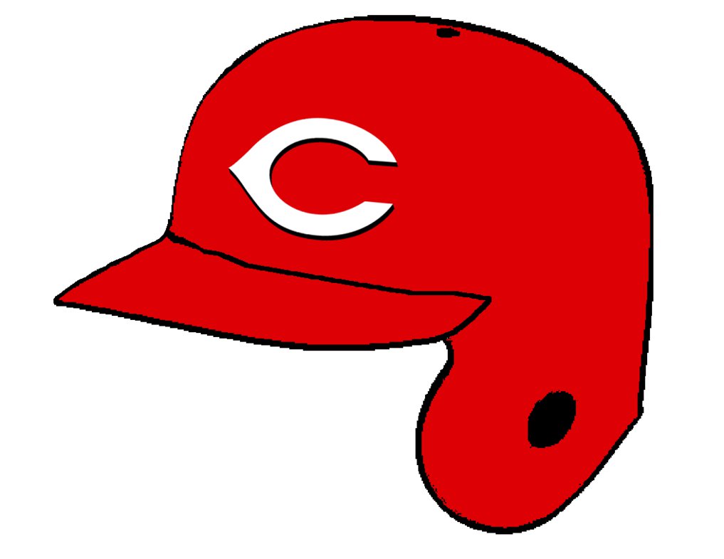 1017x786 Cincinnati Reds Batting Helmet By Chenglor55