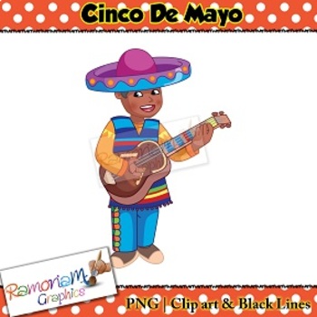 350x350 Cinco De Mayo Clip Art By Ramonam Graphics Teachers Pay Teachers