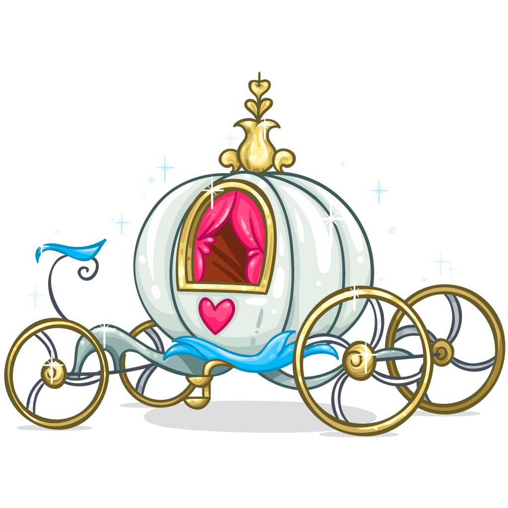 1024x1024 Cinderella Carriage Horse And Buggy Clip Art