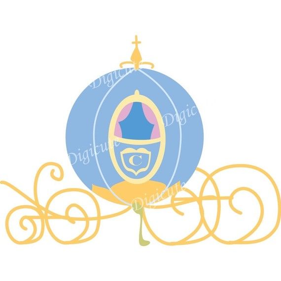 570x570 Cinderella Carriage Clipart