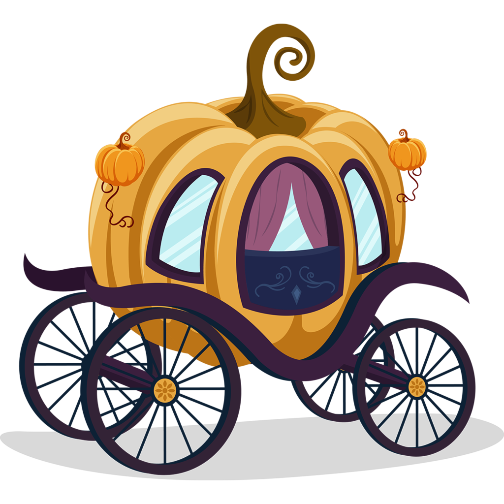 1024x1024 Cinderella Carriage Pumpkin Cartoon Clip Art