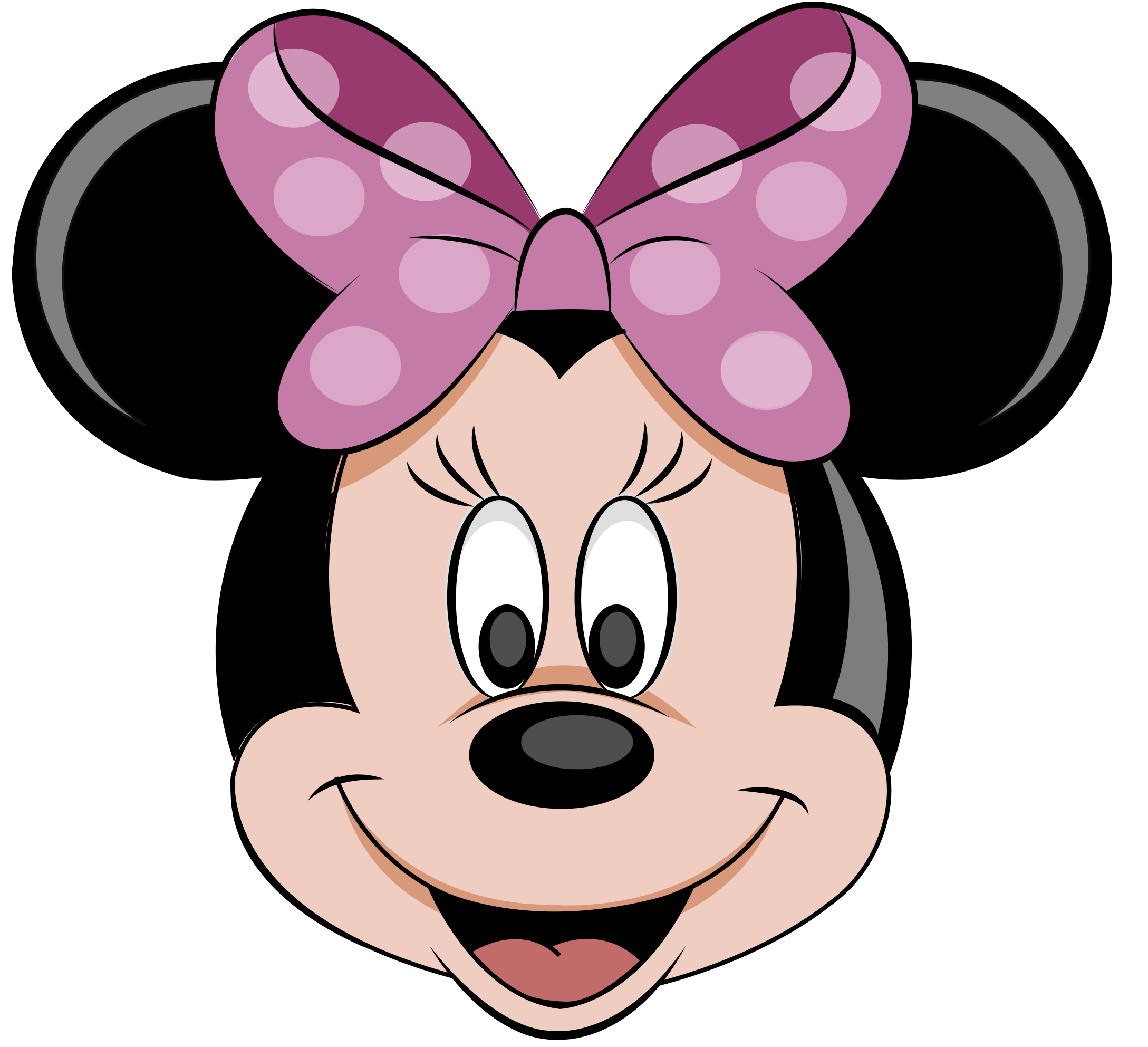 2177x1985 Pink Minnie Mouse Png Clipart Panda
