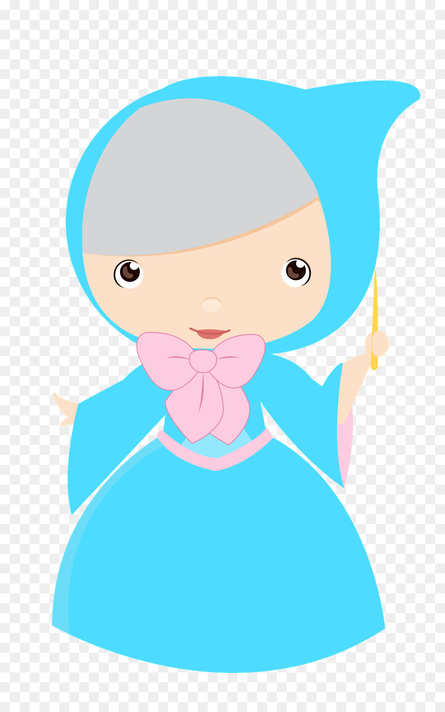 900x1440 Cinderella Princess Aurora Fairy Godmother Infant Clip Art