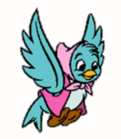 399x459 Cinderella Birds Clipart
