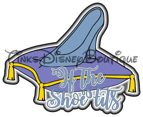 570x468 Disney Svg Clipart Cinderella If The Shoe Fits Title Walt Disney
