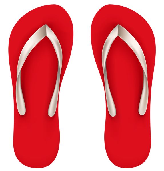 574x600 Sandal Clipart