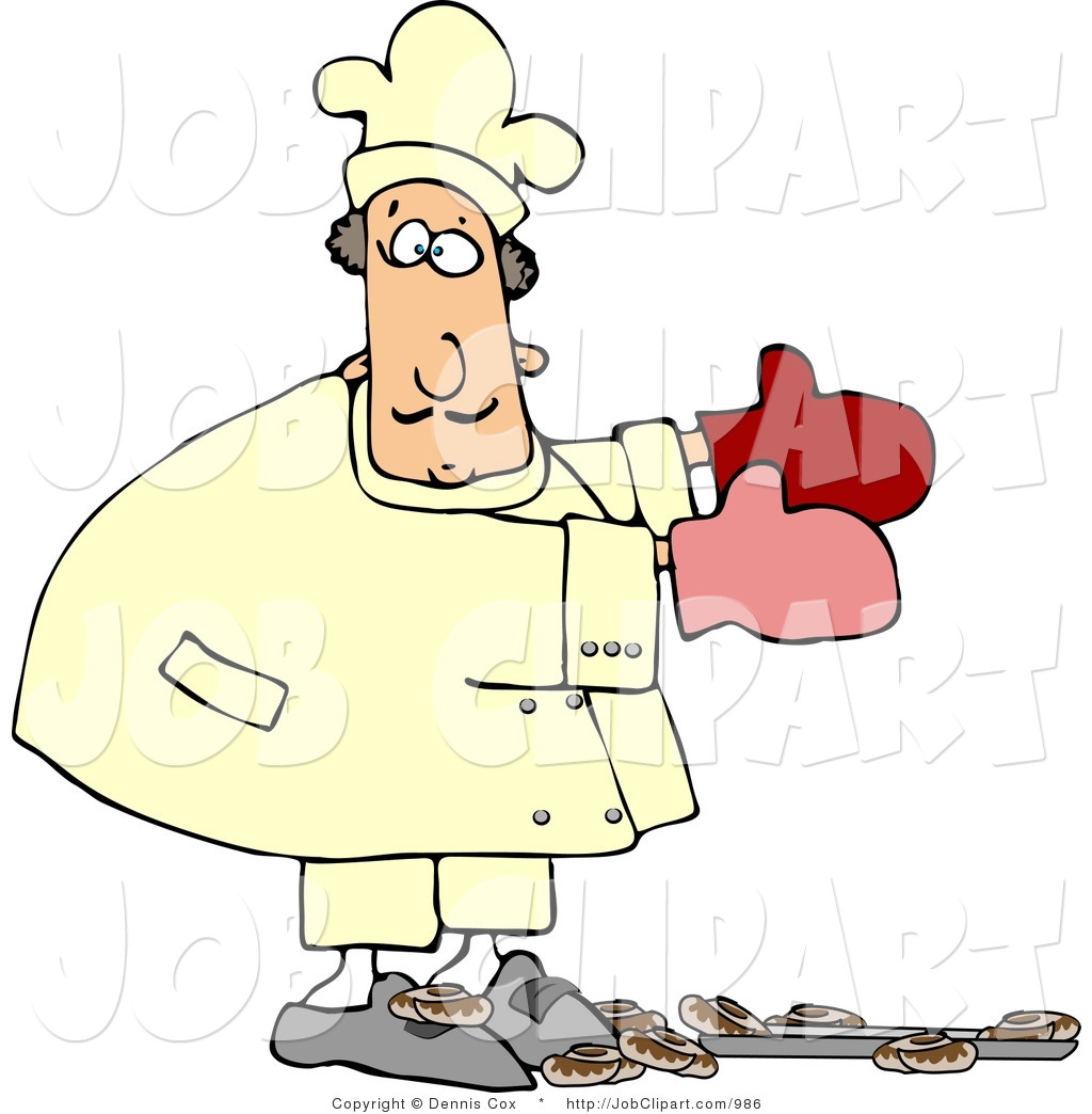 1024x1044 Job Clip Art A Baker In Uniform Accidentally Dropping A Pan