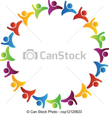 449x470 Circle People Clipart
