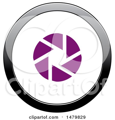 450x470 Clipart Of A Photography Aperture Shutter Circle Design