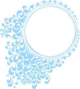 267x297 Robin Blue Circle Frame Clip Art
