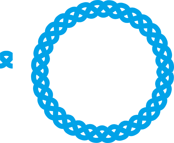 600x493 Blue Round Frame Clip Art