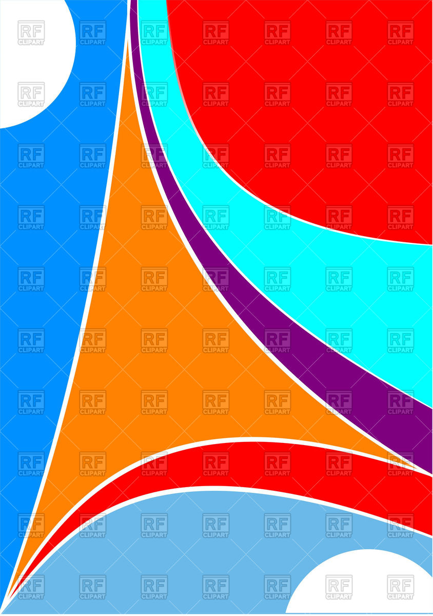 844x1200 Abstract Colored Circus Background Royalty Free Vector Clip Art