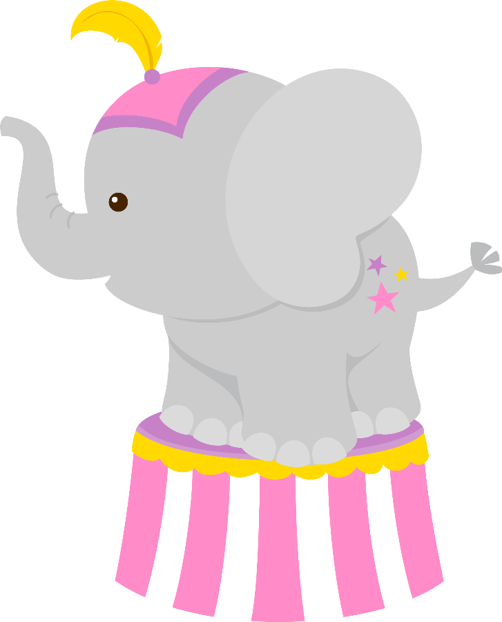 727x900 Cute Circus Elephant Clipart Clip Art, Scrap