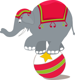 286x307 Circus Elephant Clip Art Clip Art
