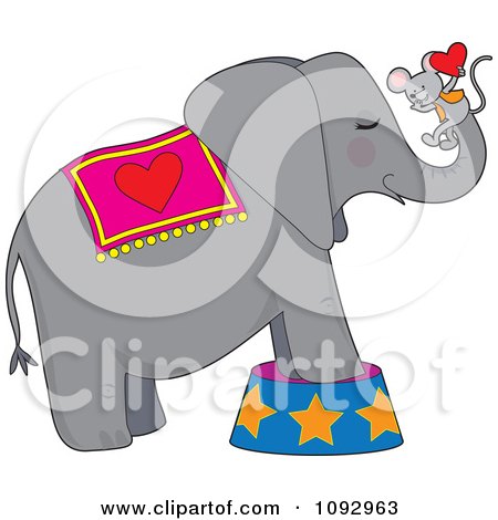450x470 Royalty Free (Rf) Clipart Of Circus Elephants, Illustrations