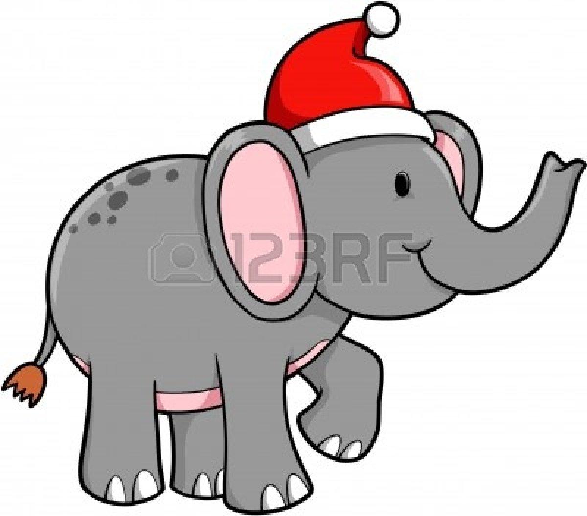 1200x1056 White Elephant Christmas Clip Art