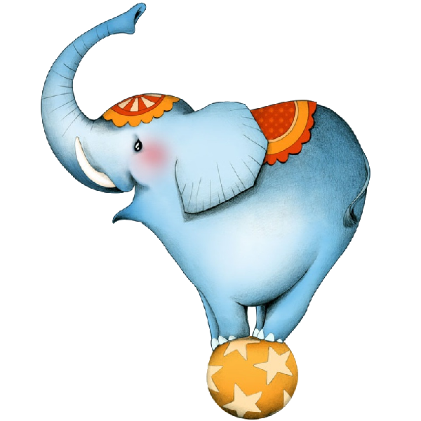 600x600 Cartoon Circus Elephant 3.png