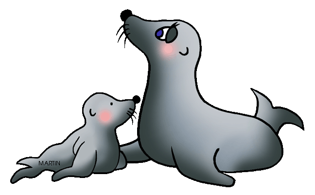 648x401 Seal Animal Clipart Collection