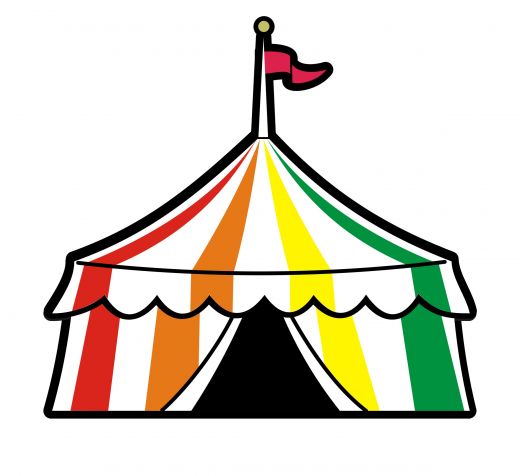 520x476 Circus Tent Clipart Free