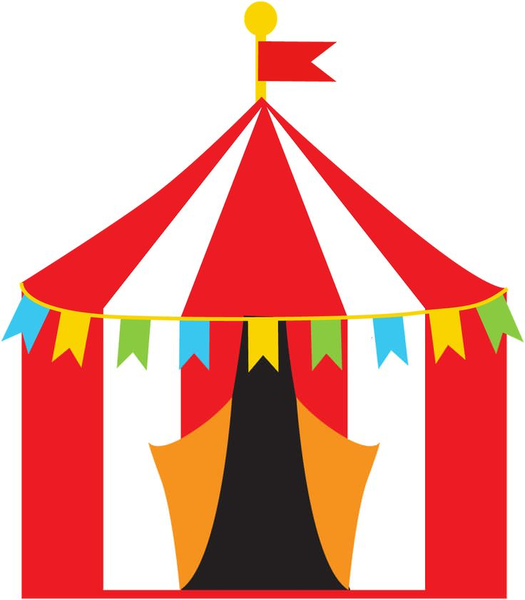 525x600 Free Carnival Tent Clipart Free Images