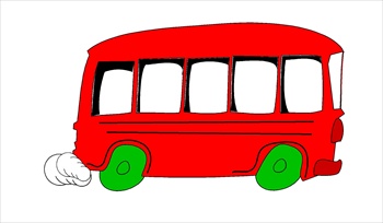 350x204 Clipart Bus Free