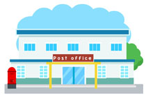 210x153 City Clipart Post Office Building